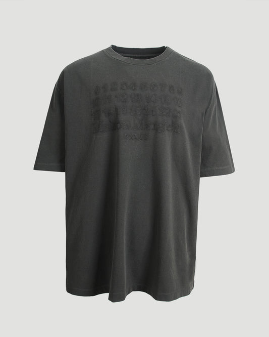 Washed black logo T-shirt