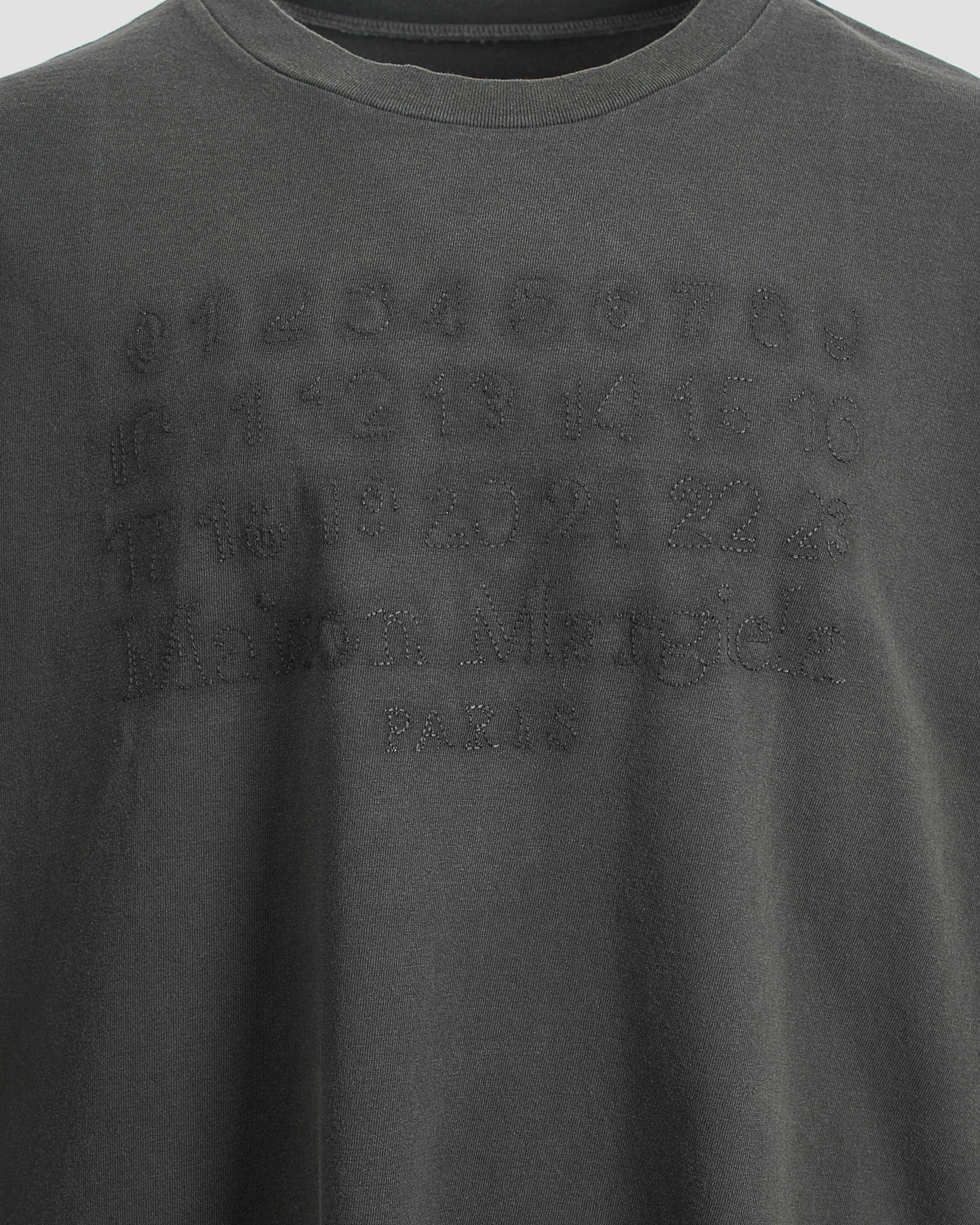Washed black logo T-shirt