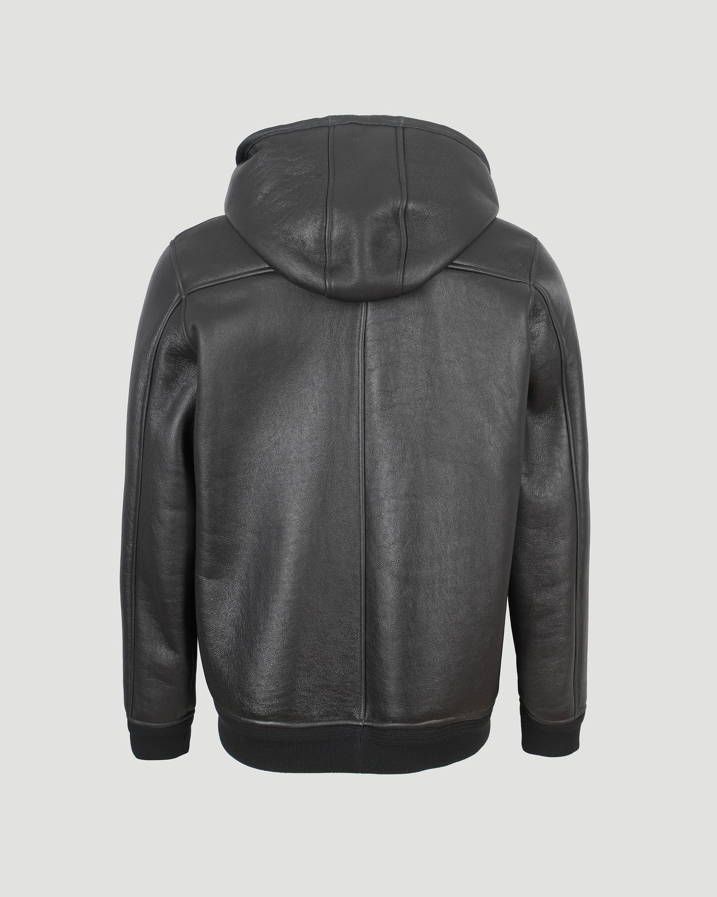 Leather Hoodie