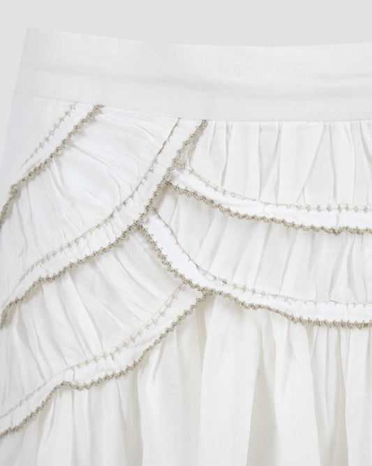 Ceola Short Frilly Skirt