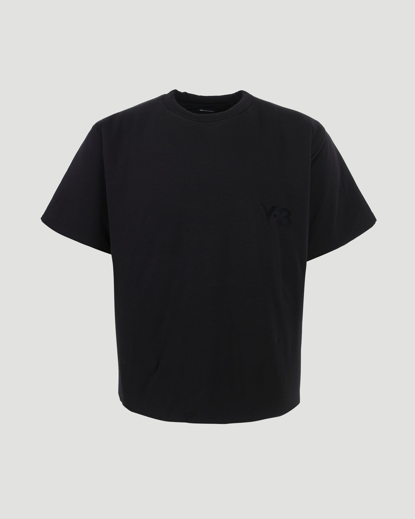 Padded Short Sleeve Tee in Black