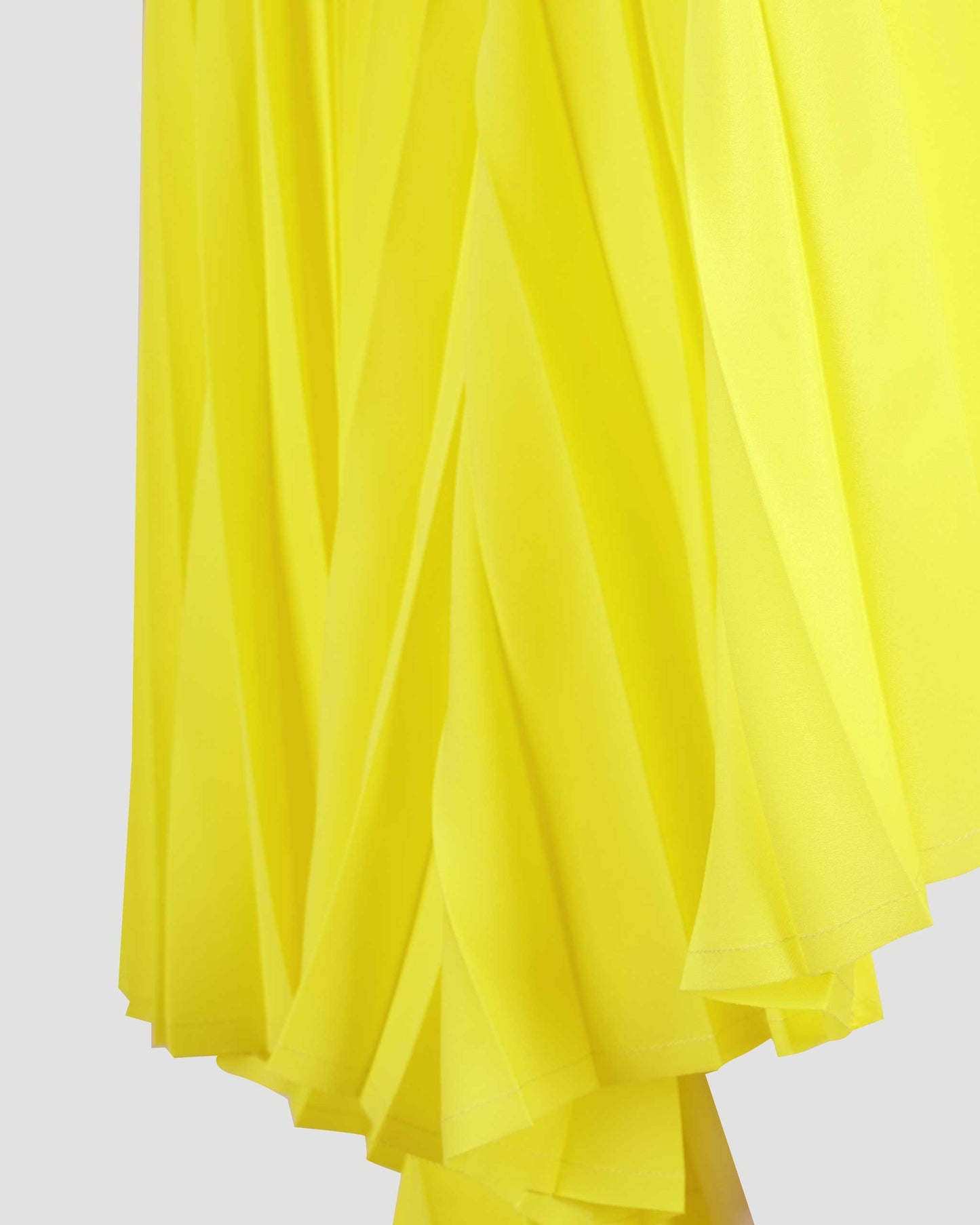 Pleated Dress in Yellow