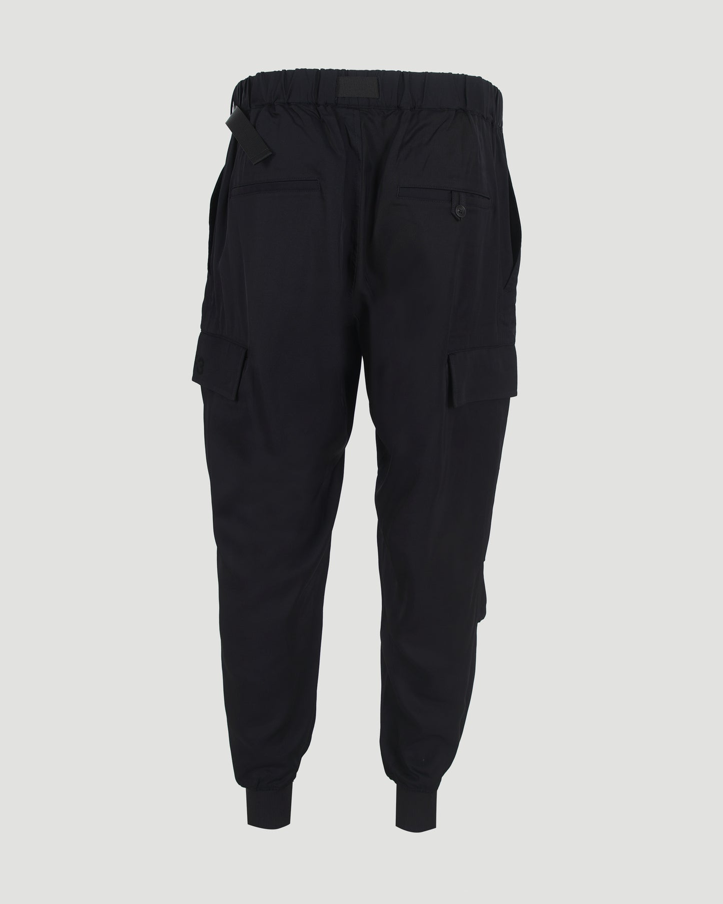 Rayon Twill Cuffed Pants