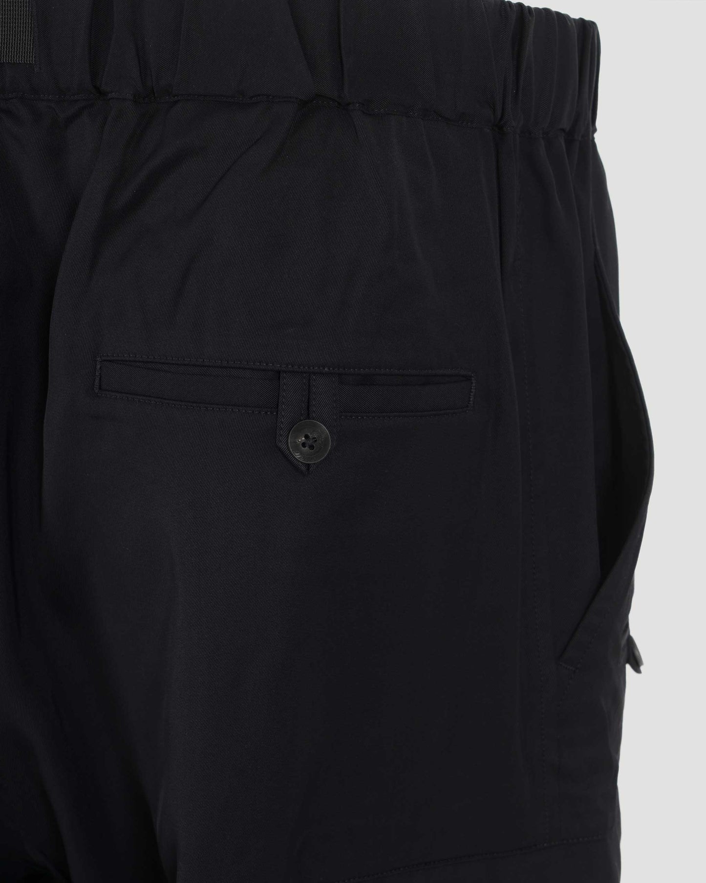 Rayon Twill Cuffed Pants