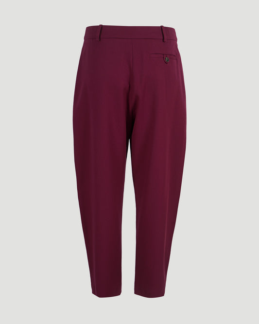 Tailored Trousers in Burgundy