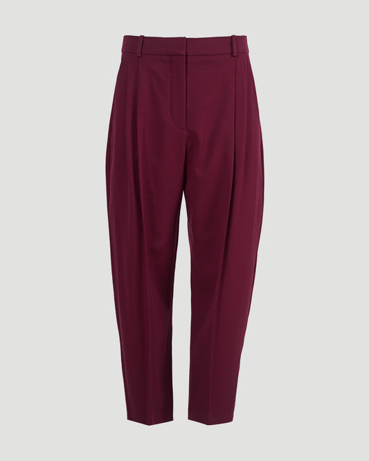 Tailored Trousers in Burgundy