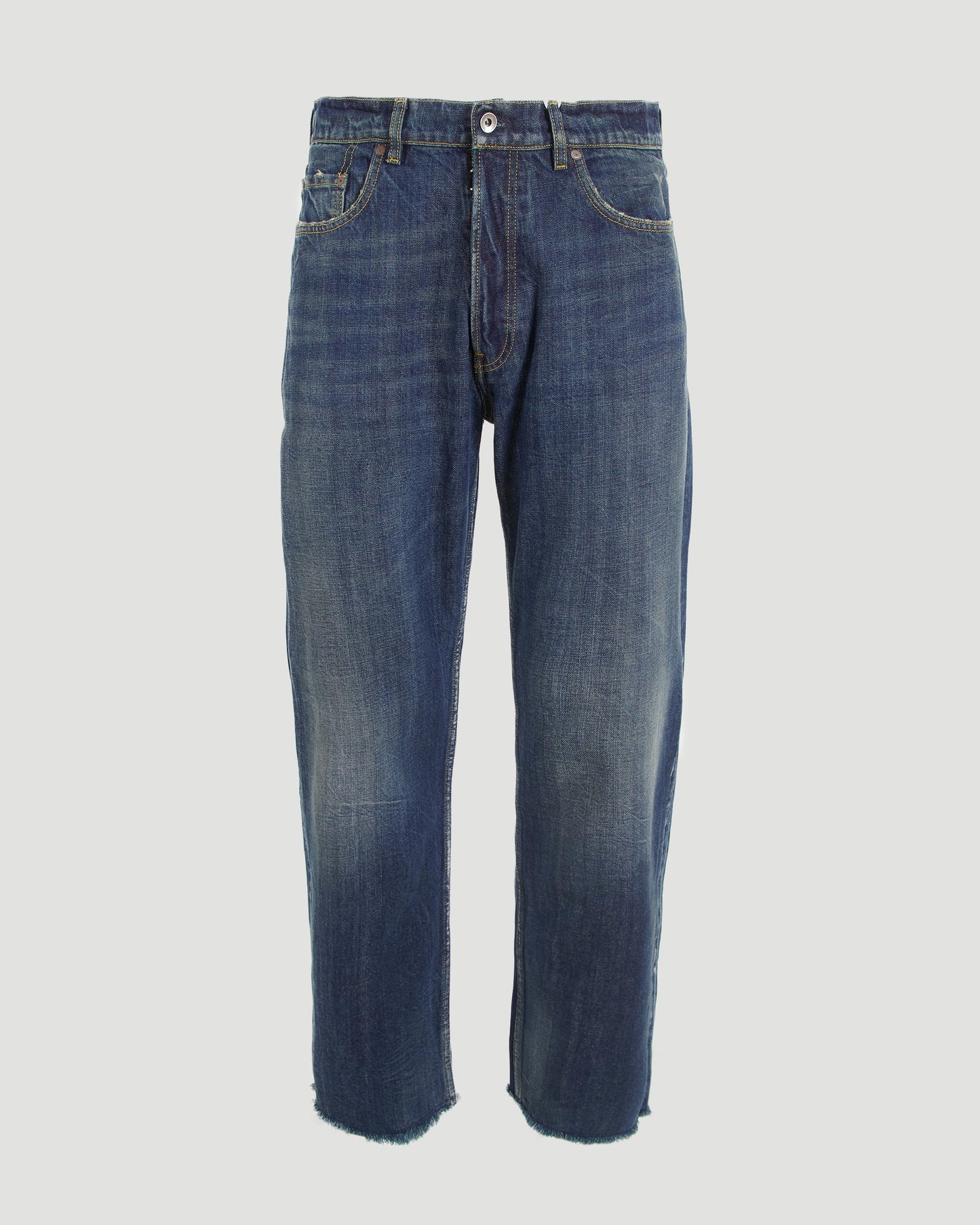 Straight-Leg Jeans in Blue Wash