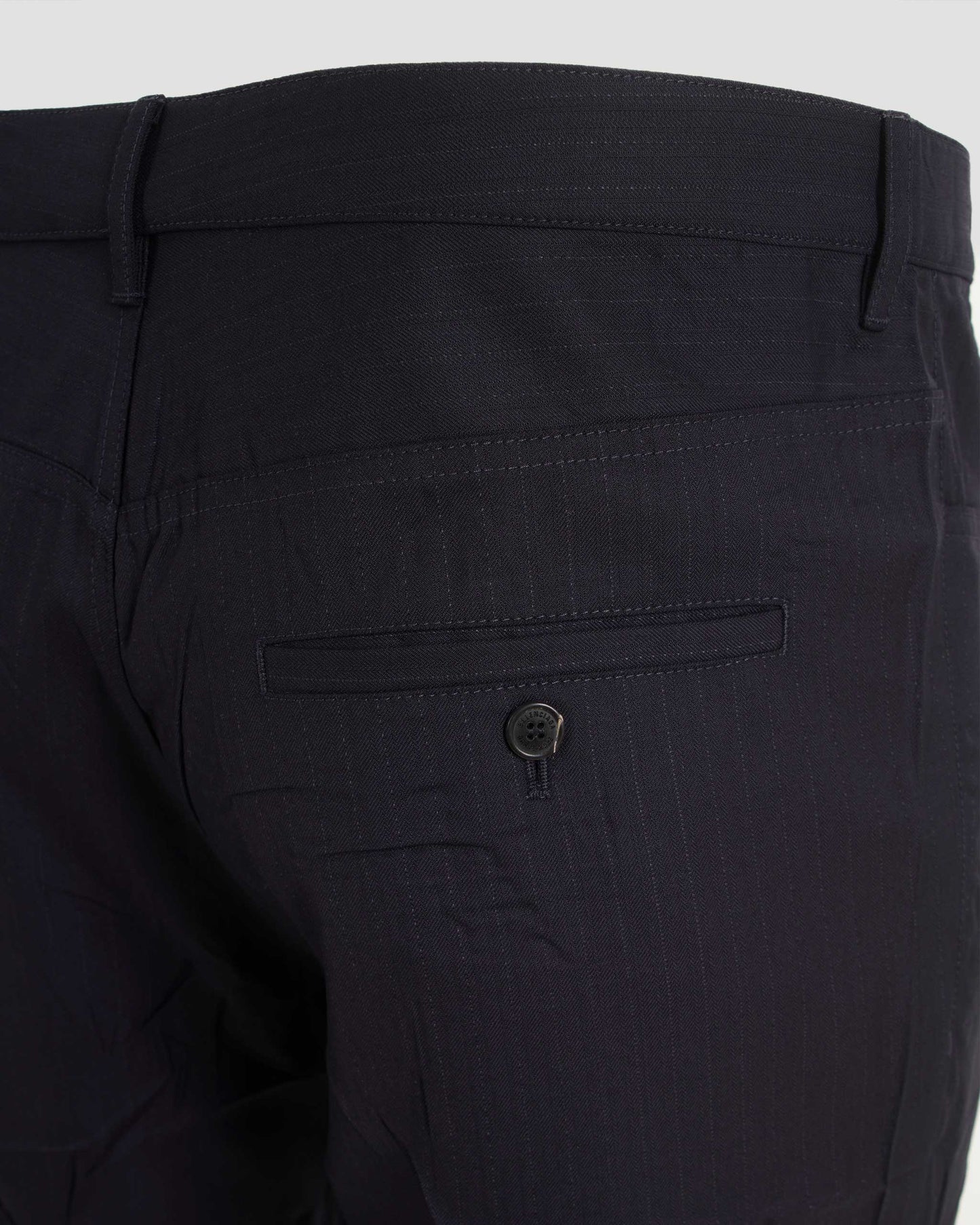 Straight Tailored Pants in Dark Navy