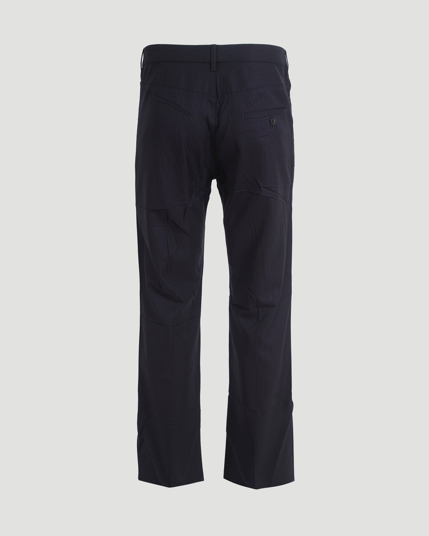 Straight Tailored Pants in Dark Navy
