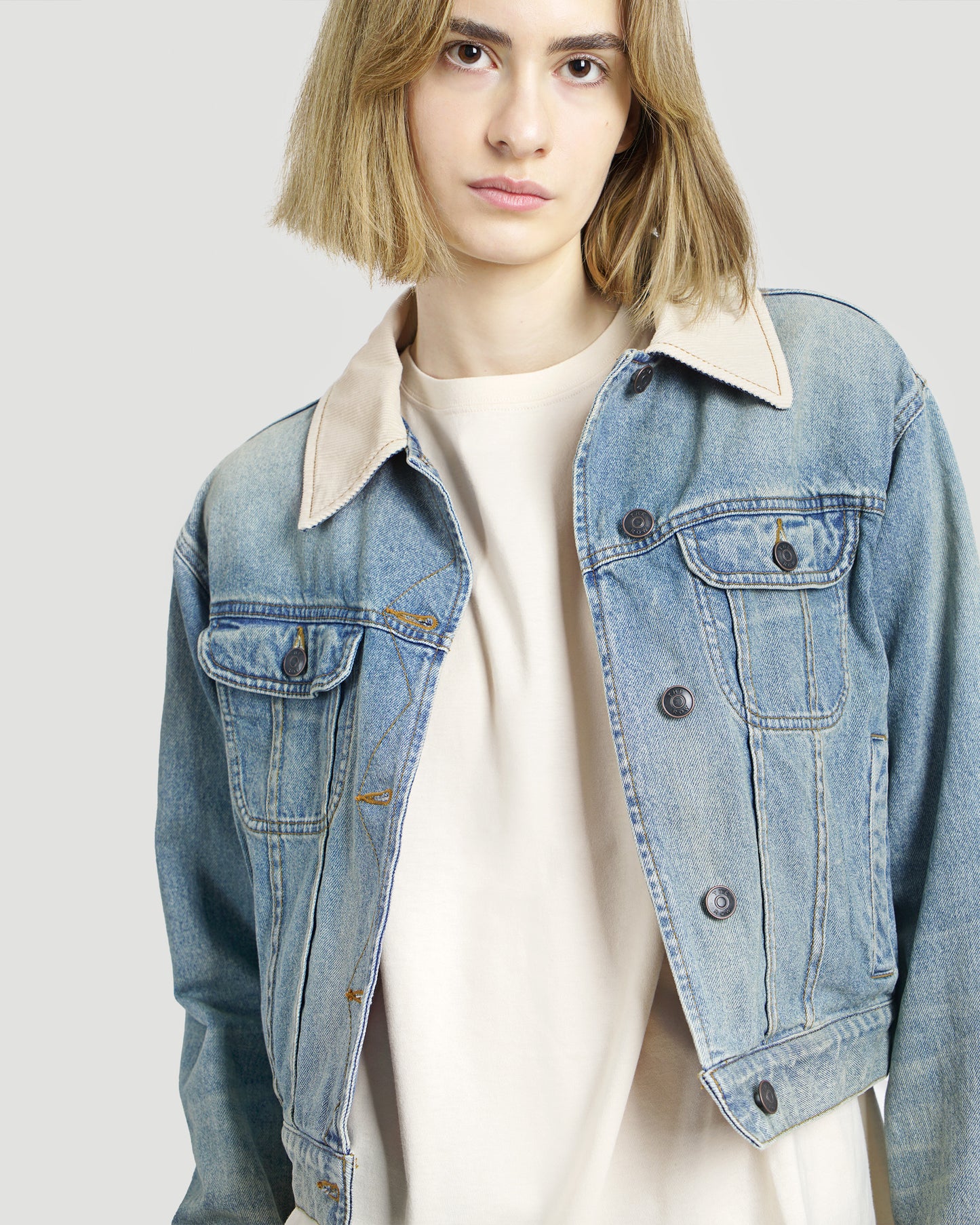 Denim Jacket in Light Indigo