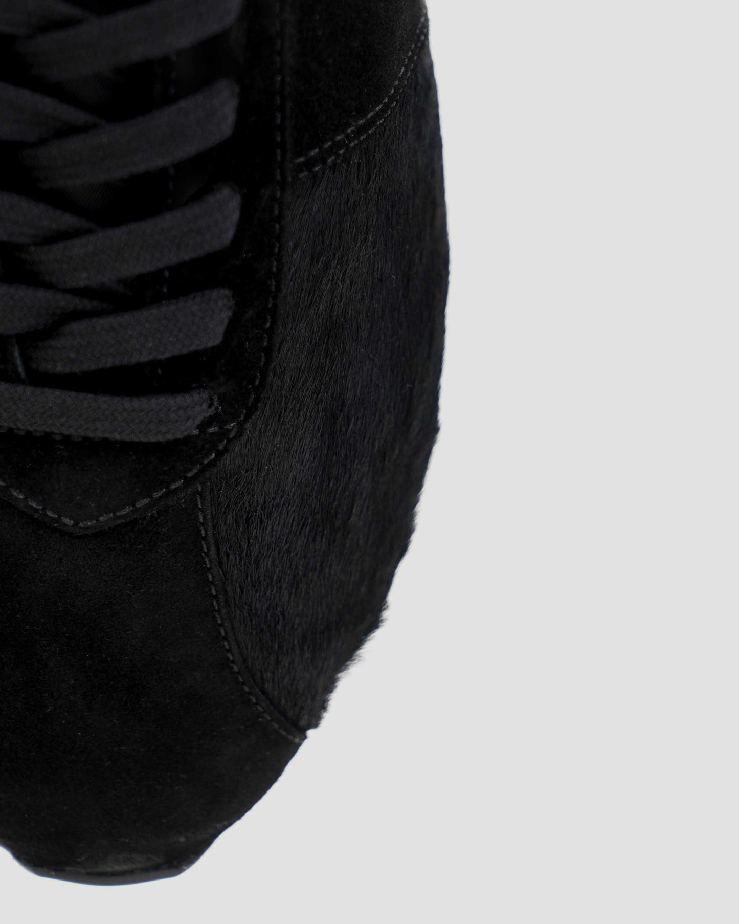 Mica Sneaker in Black Ponyhair And Suede