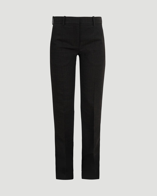 Selvie Pant in Dark Brown Melange