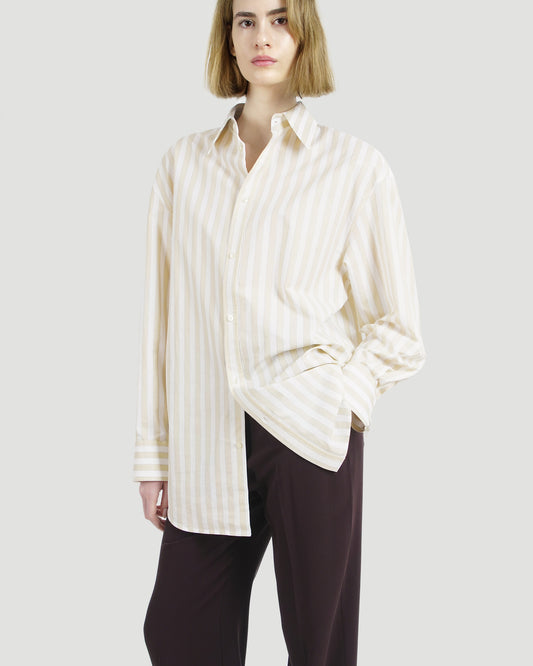 Cassandre Shirt in Striped Cotton