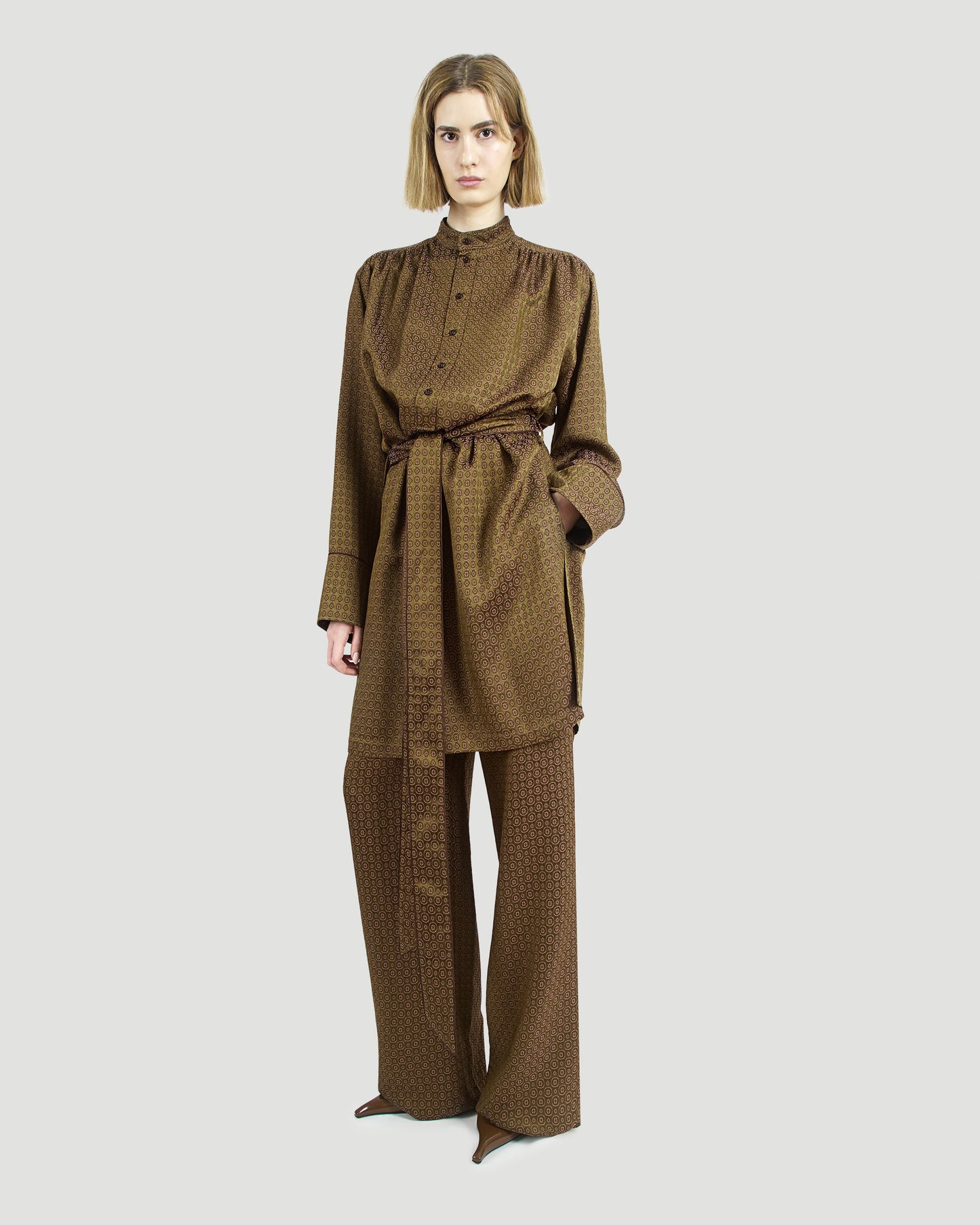 Medallion Pants in Jacquard