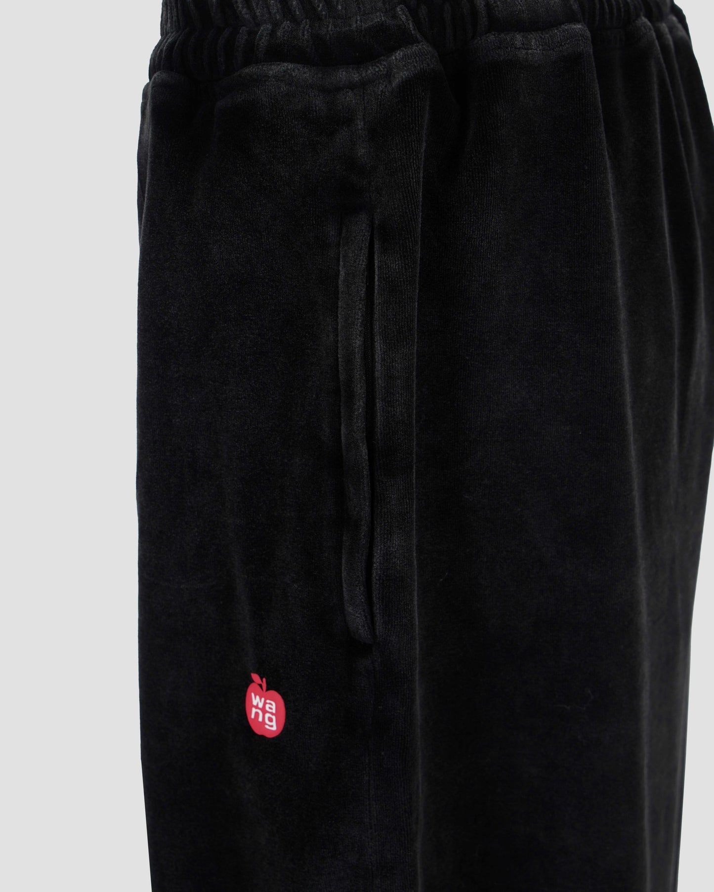VELOUR TRACK PANTS in Washed Pepper