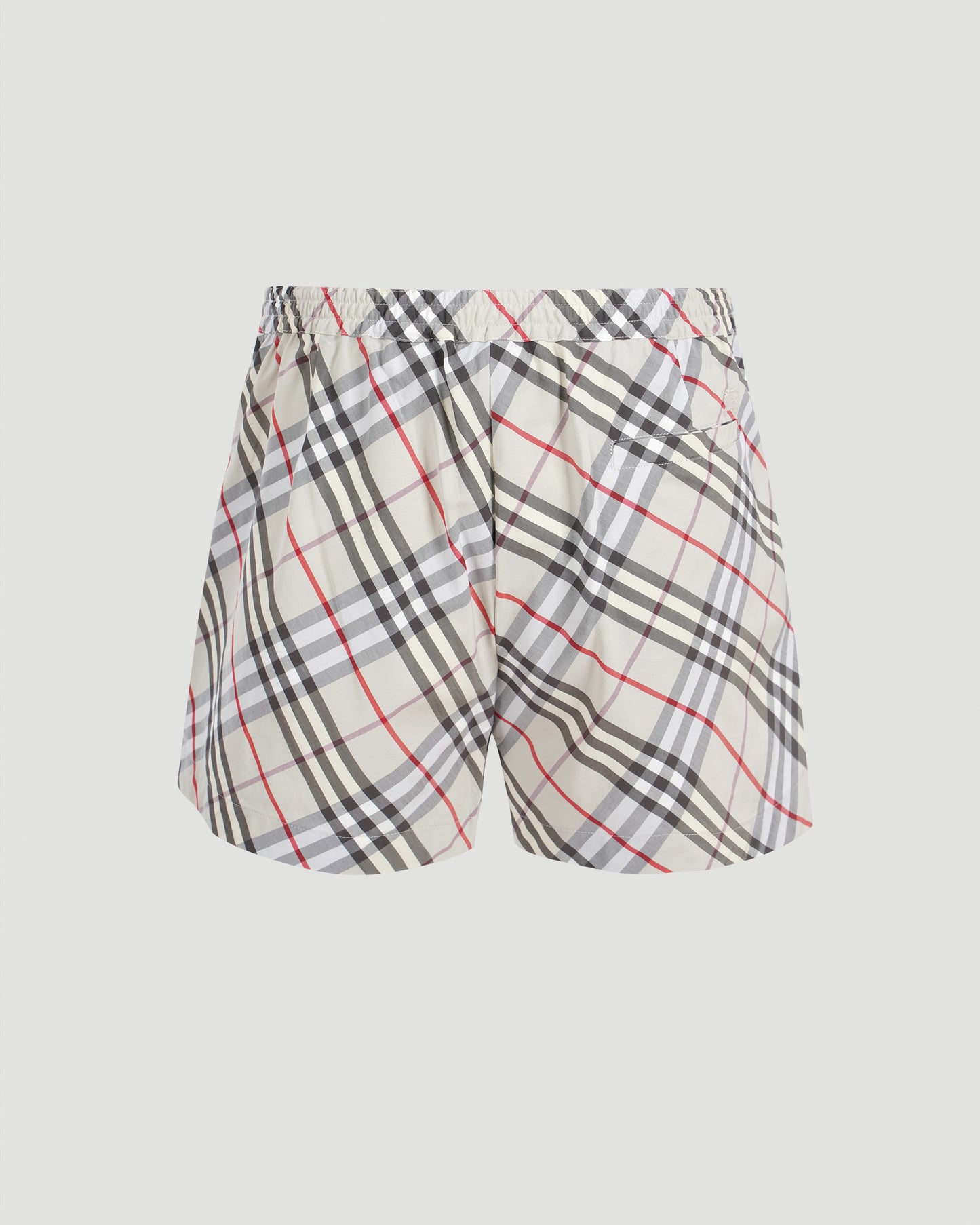 Check Cotton Pyjama Shorts