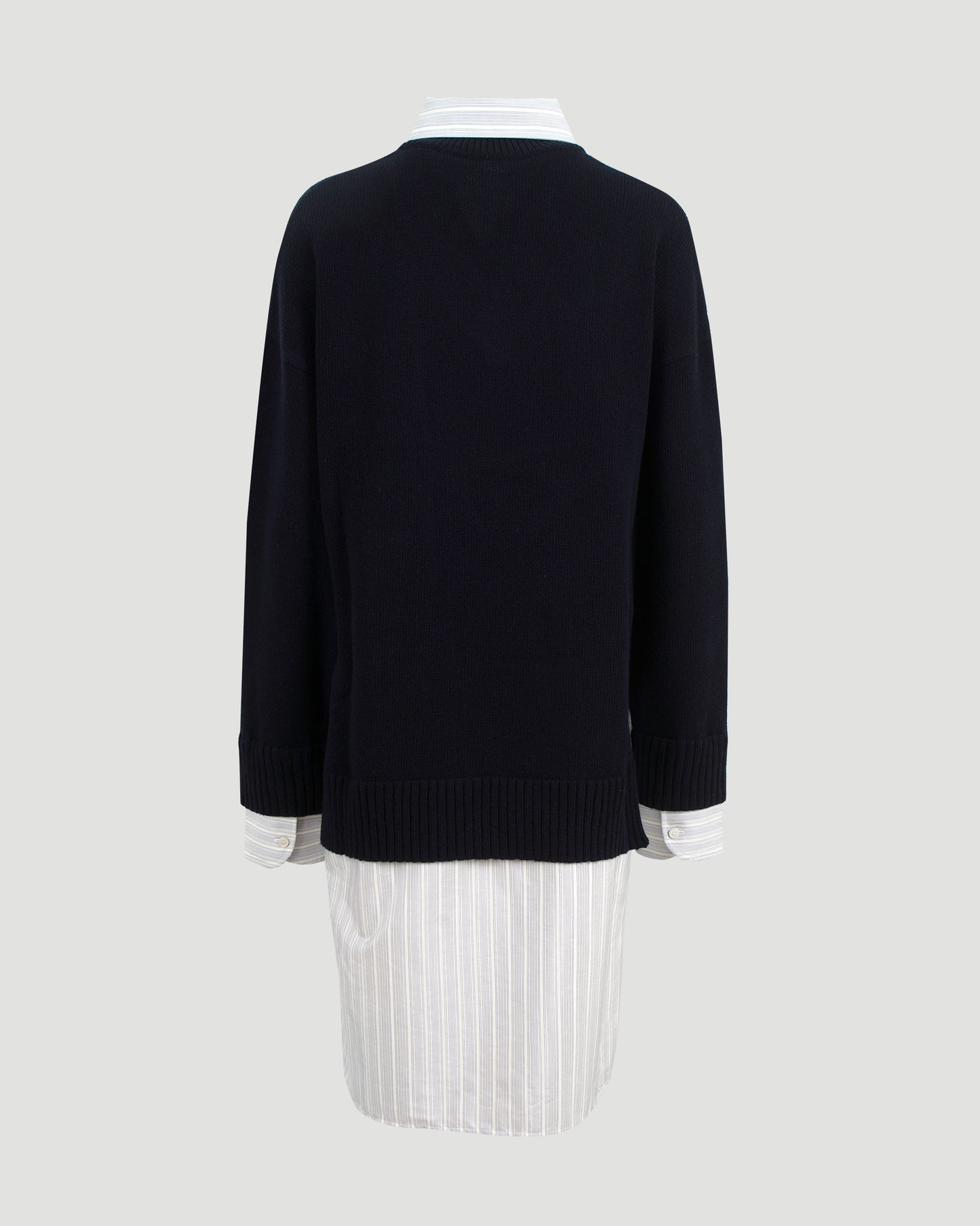 Crewneck Jumper Shirt Dress