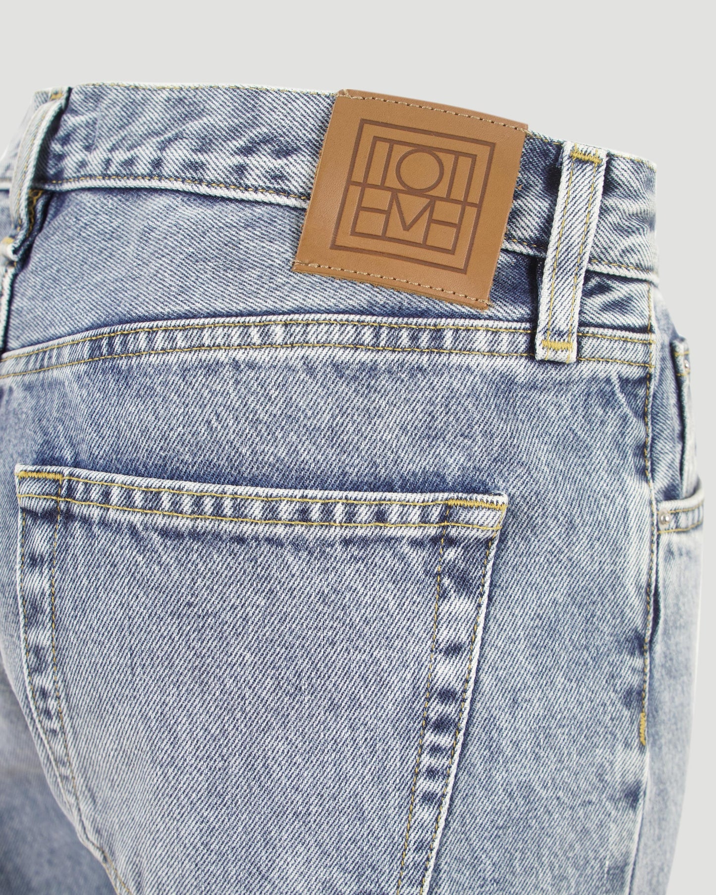 Twisted Seam Denim Worn Blue