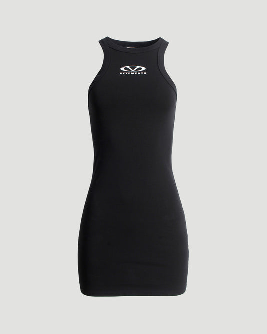 Black Dress With Logo