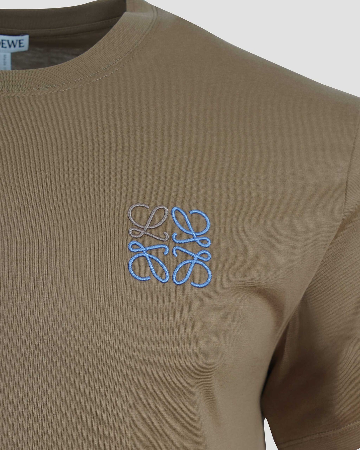 Cotton T-Shirt in Camel