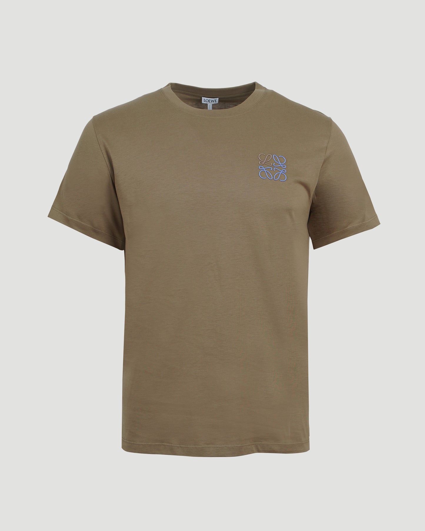 Cotton T-Shirt in Camel