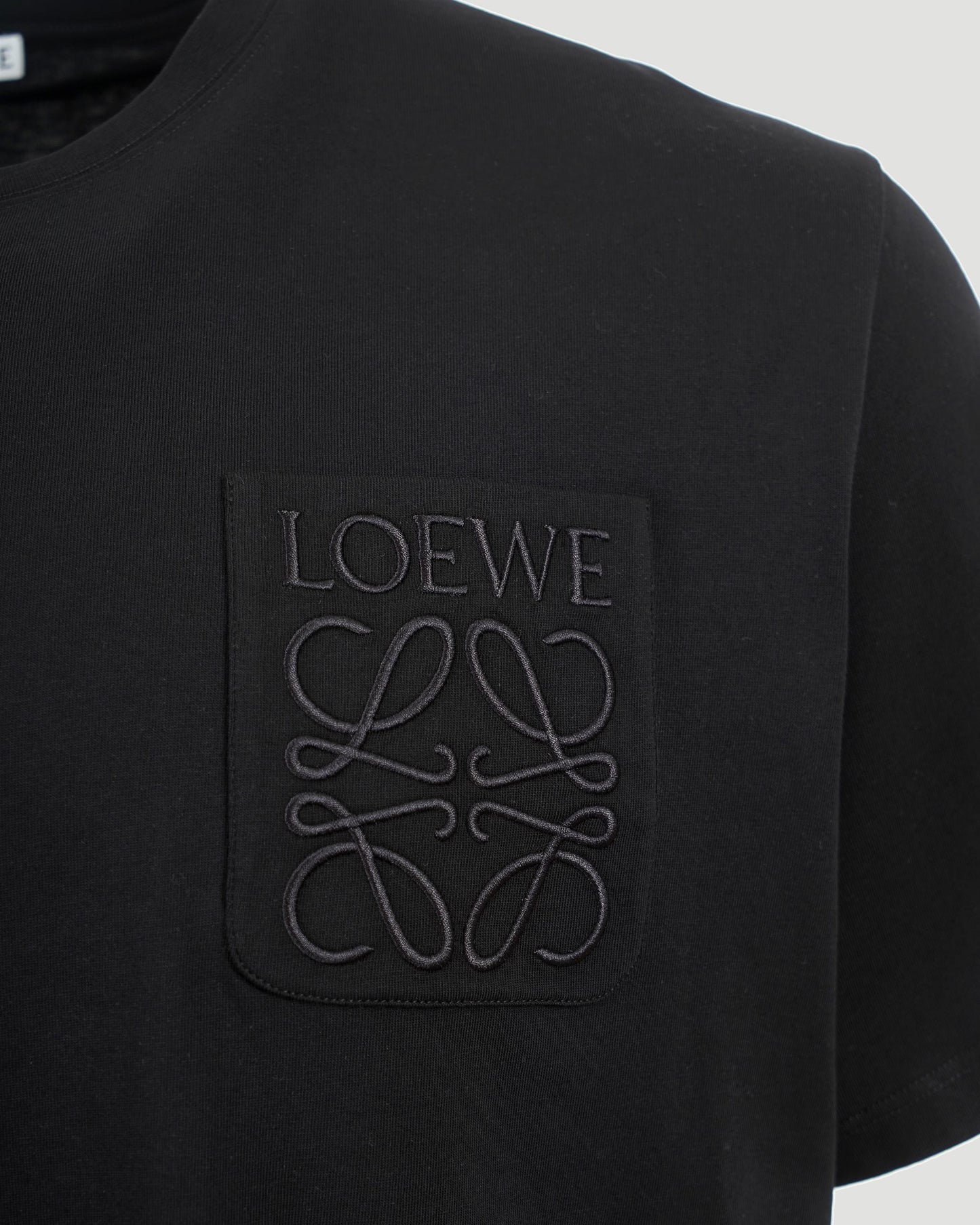 COTTON T-SHIRT IN BLACK