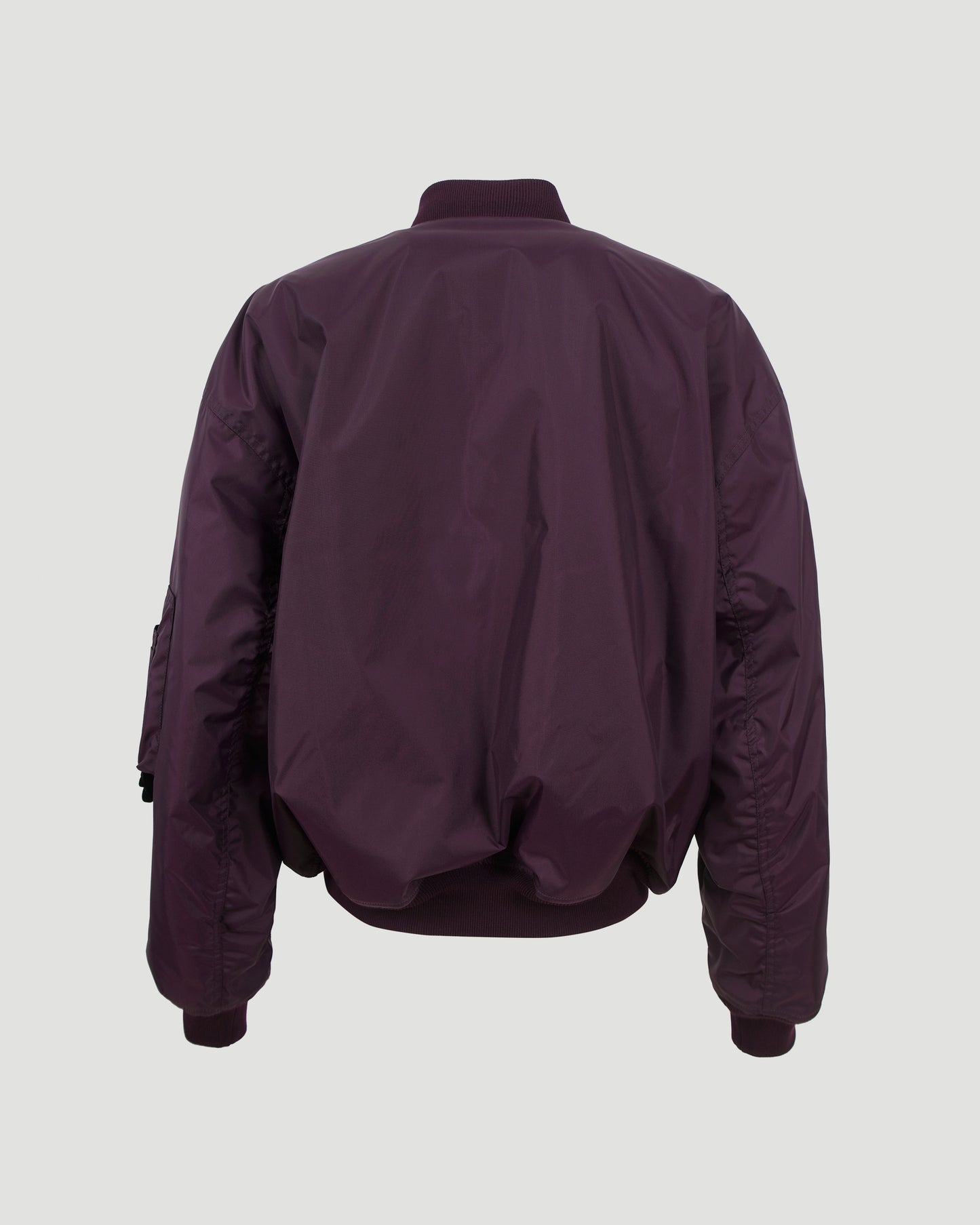 Bomber Jacket Large Fit in Dark Purple