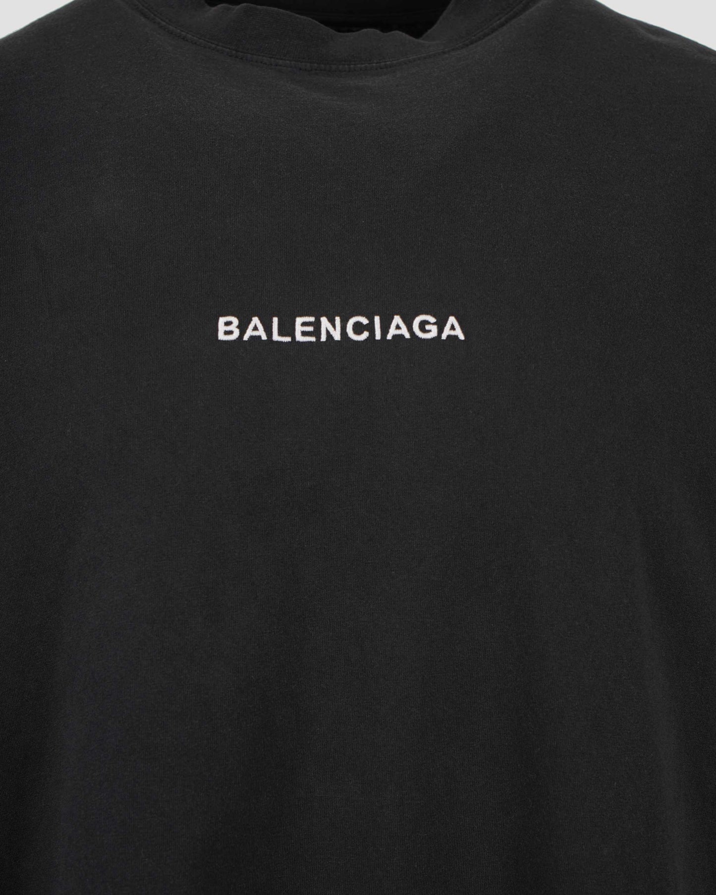 Uniform Merch Oversized T-Shirt in Black Faded