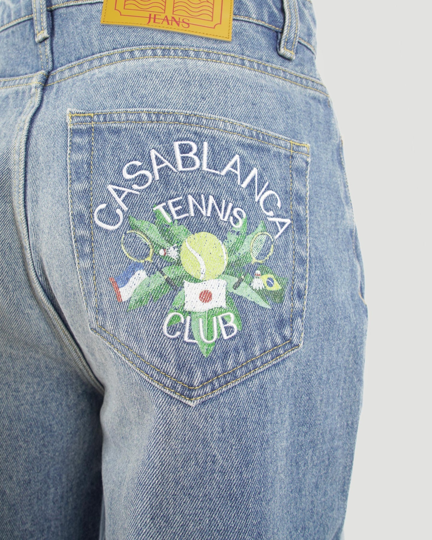 Vintage Distressed Washed Jeans