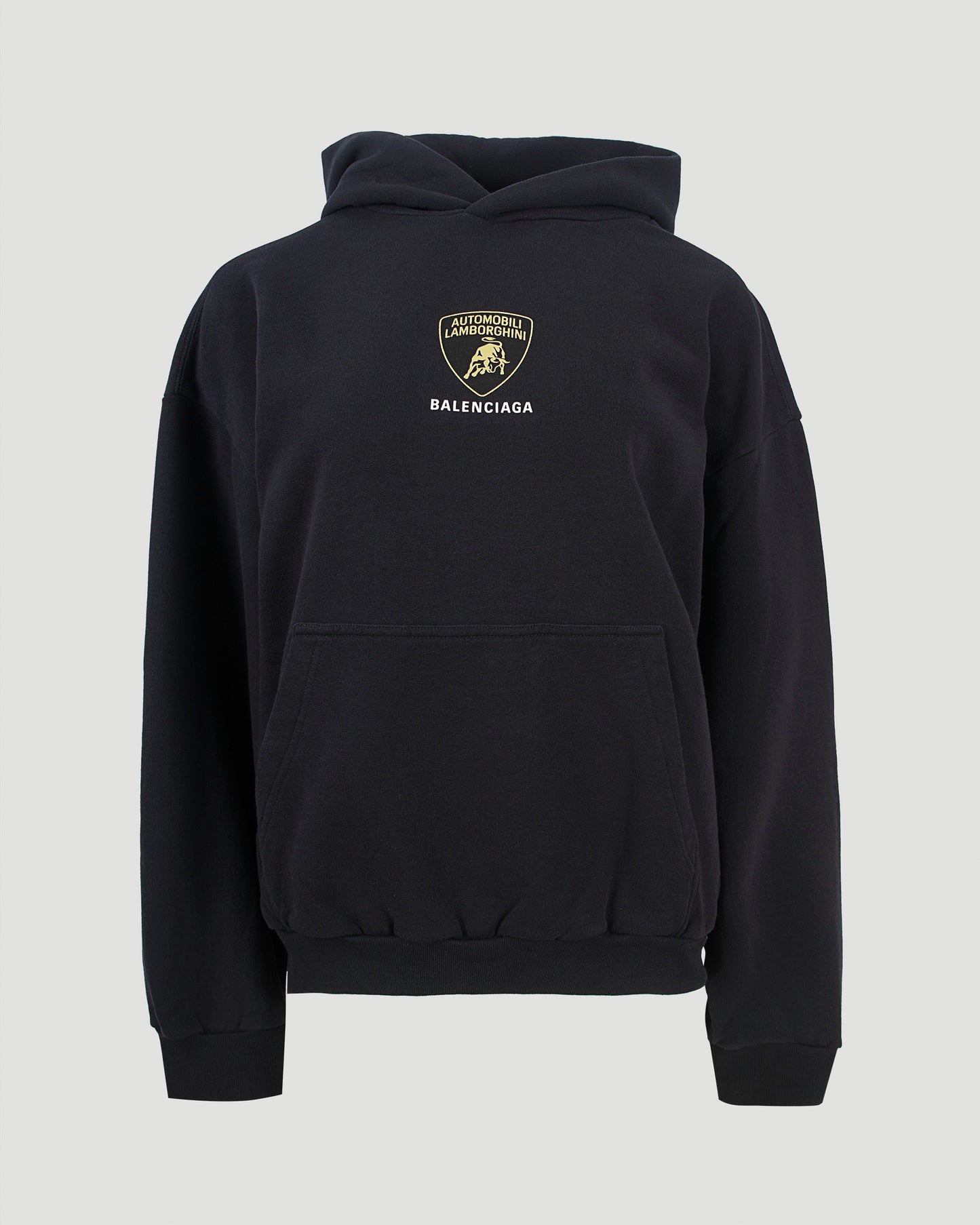 Automobili Lamborghini Hoodie Medium Fit in Black Faded
