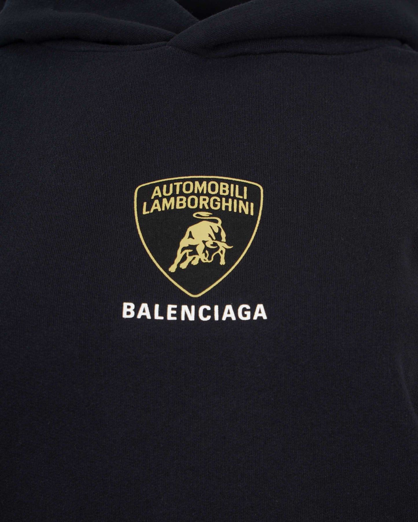 Automobili Lamborghini Hoodie Medium Fit in Black Faded