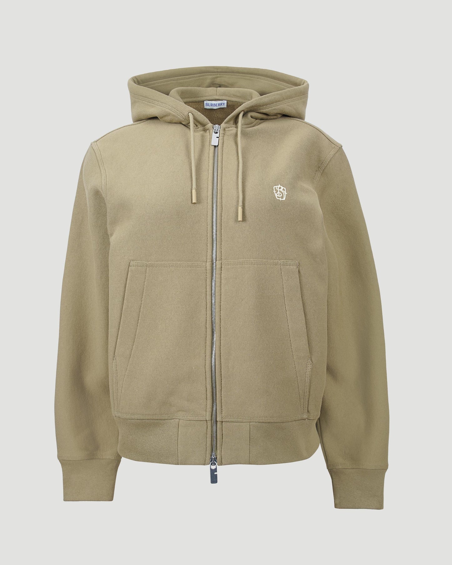 Cotton Blend Zip Hoodie