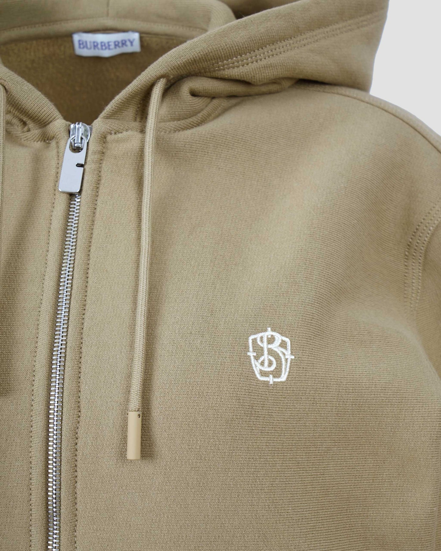Cotton Blend Zip Hoodie