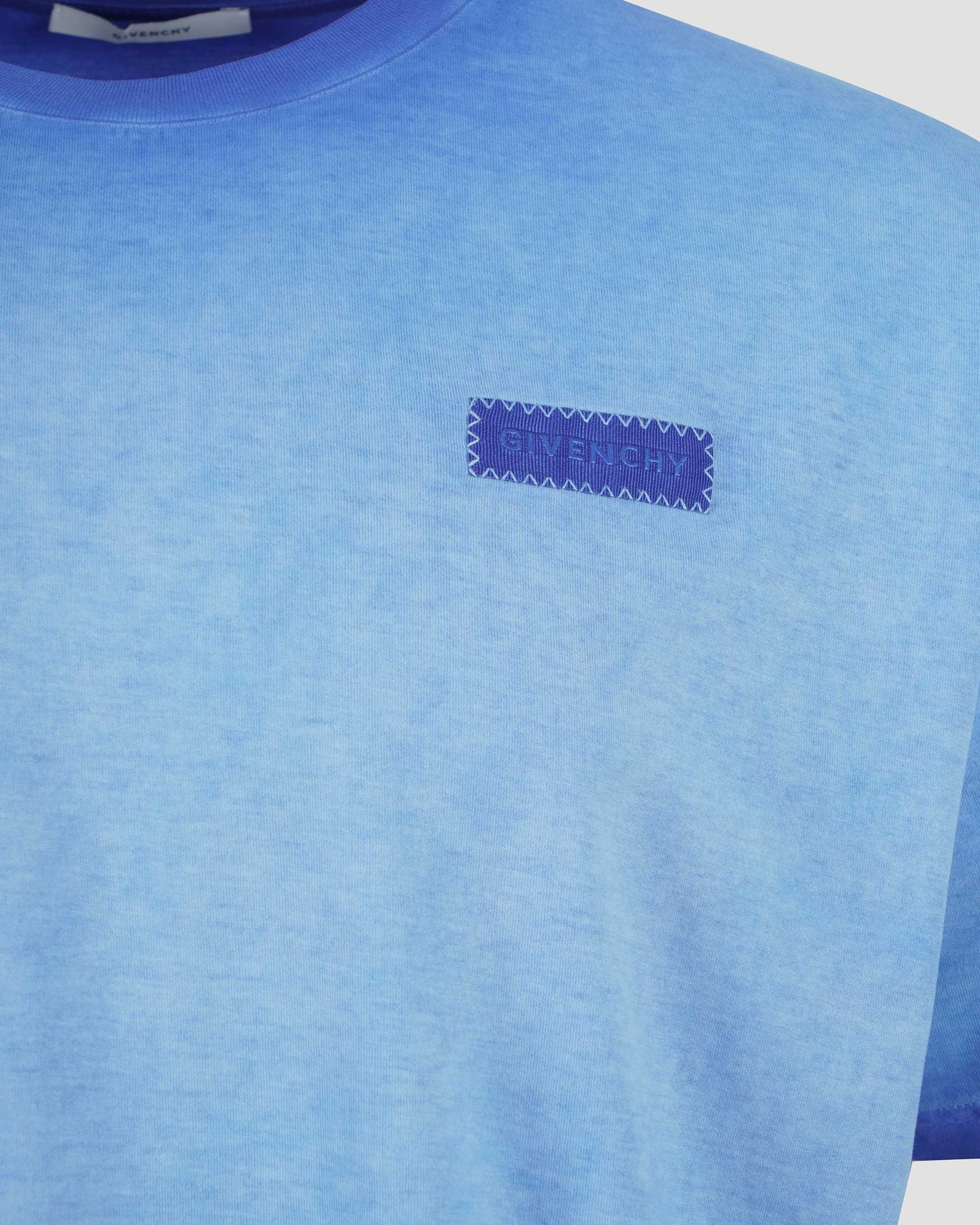 T-shirt in Cotton with Logo Patch