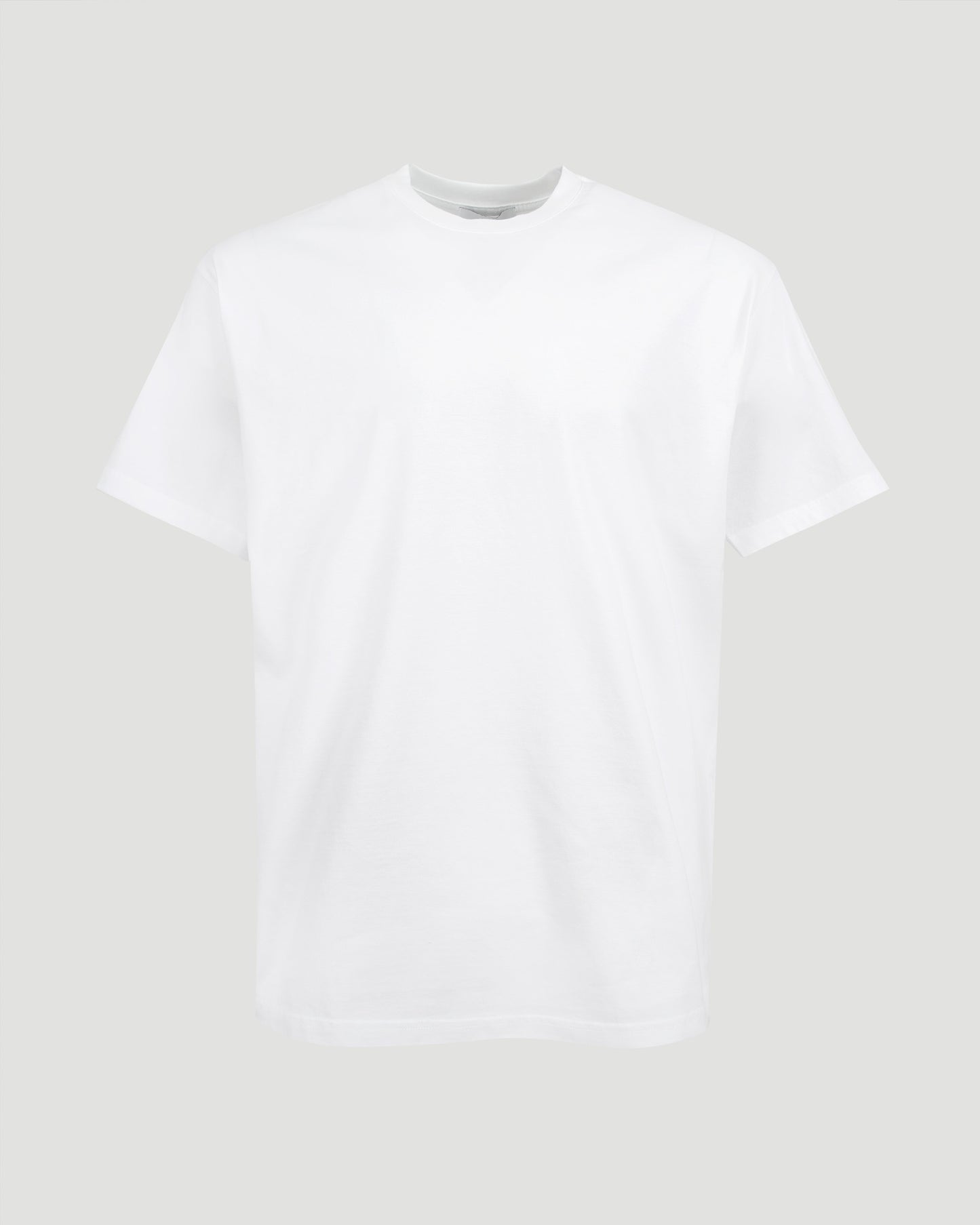 T-Shirt in Cotton With GIVENCHY Stamp Print in White