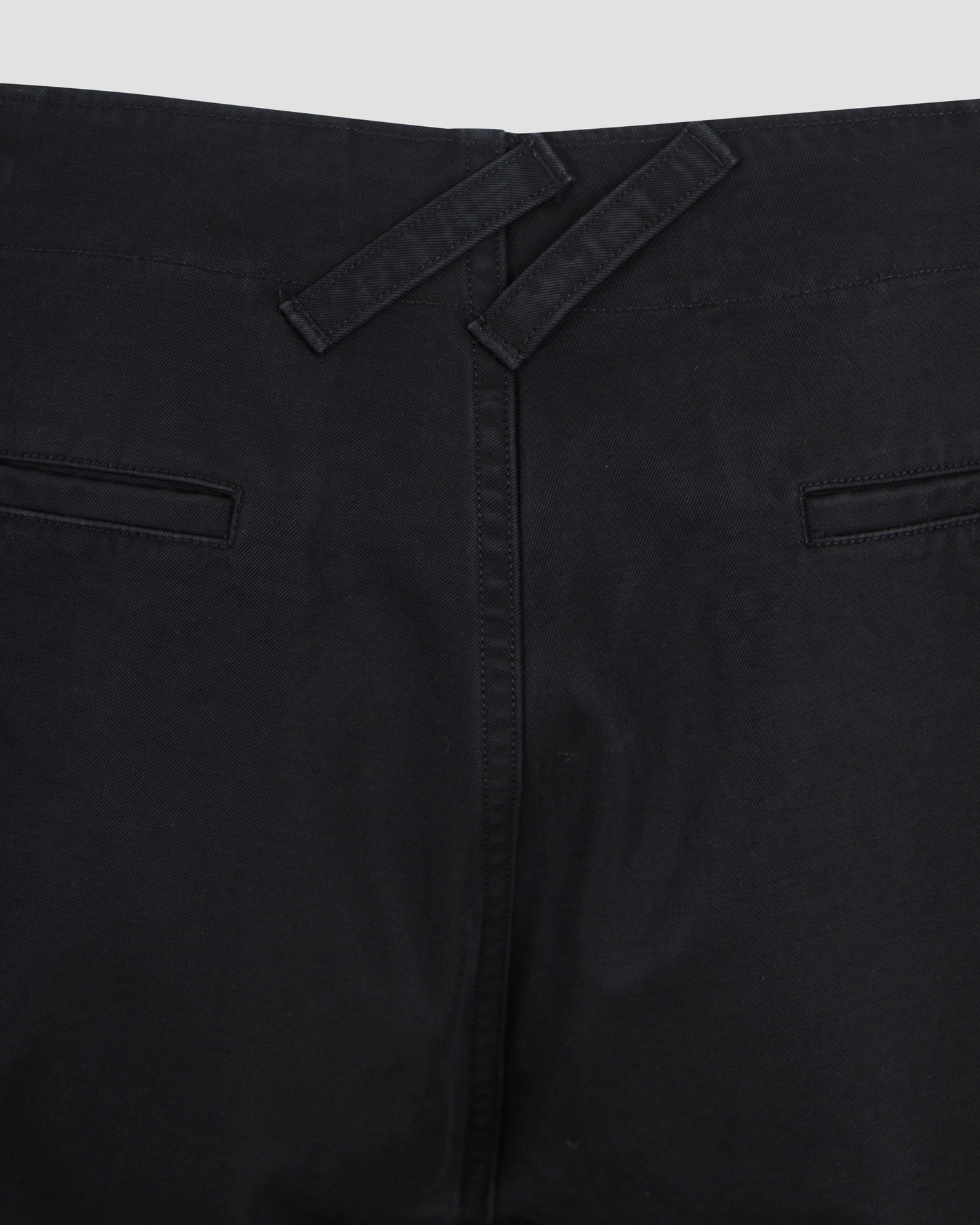 Cotton Trousers In Black