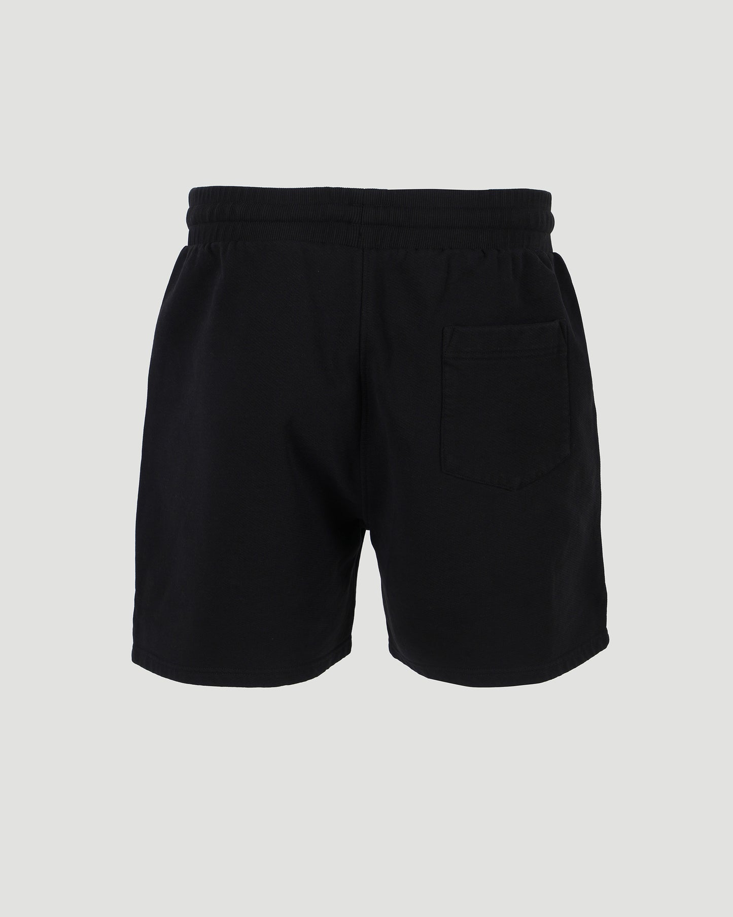 Cotton Track Shorts in Black