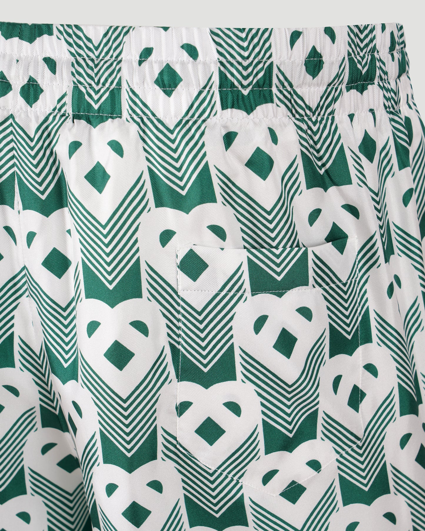Heart Monogram Silk Shorts