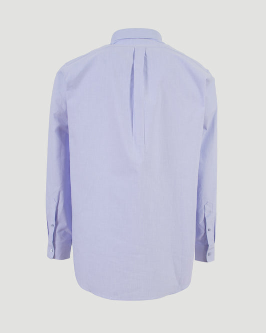 Shirt in cotton oxford with GIVENCHY Paris jacquard