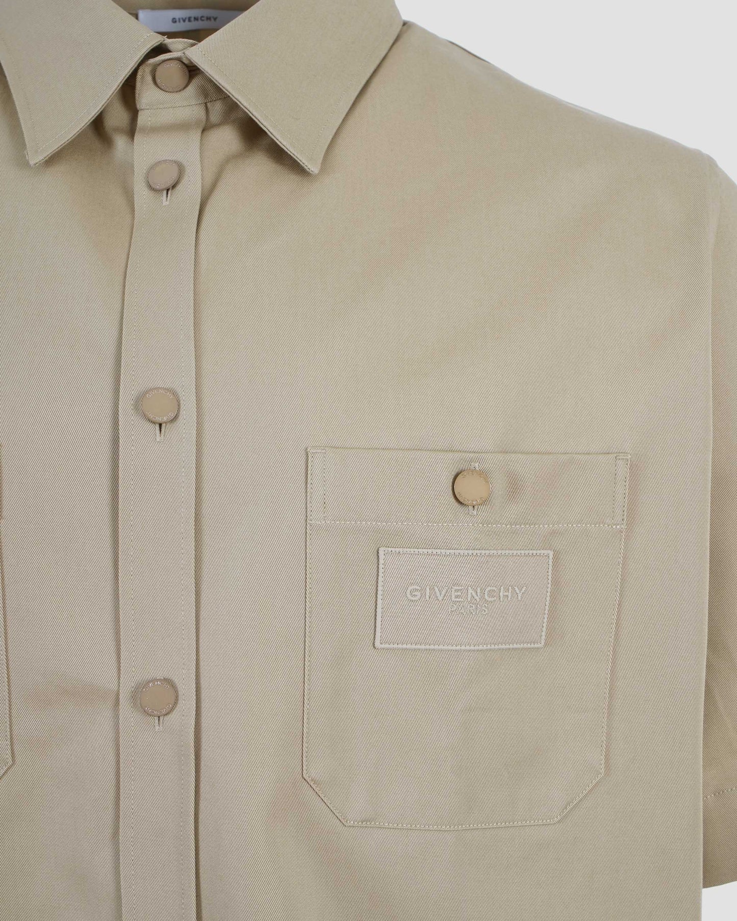 Couture Seam Shirt with GIVENCHY Paris Patch