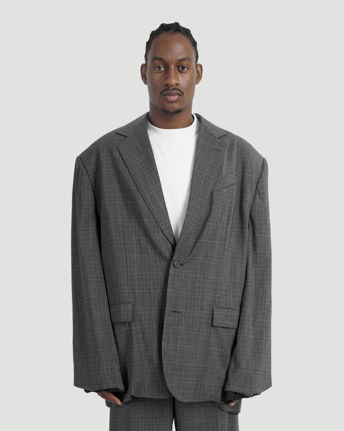 Balenciaga OVERSIZED BLAZER IN GREY — product photo 2