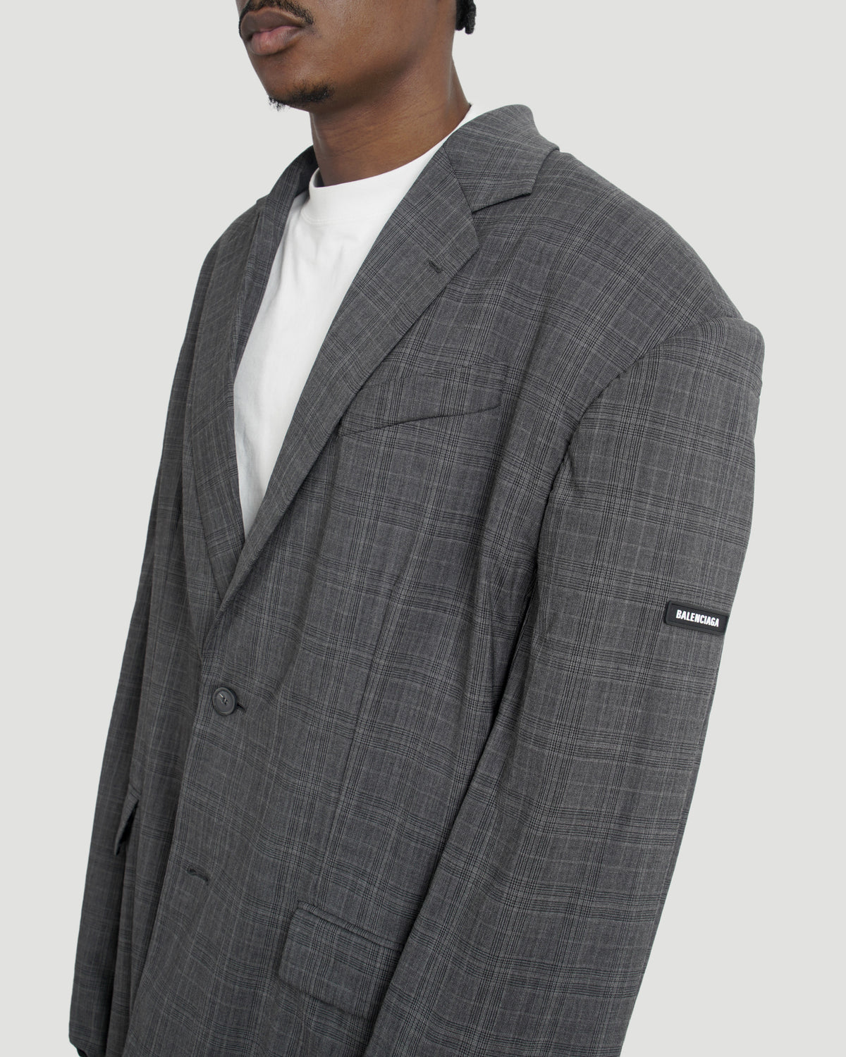 Balenciaga OVERSIZED BLAZER IN GREY — product photo 4