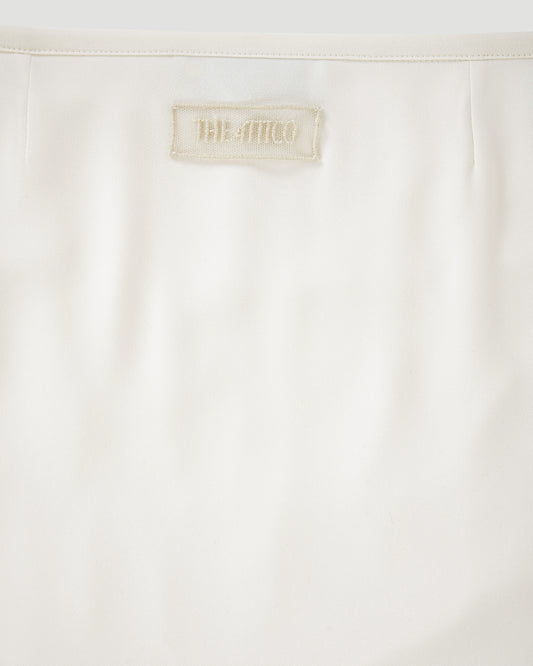 Ostrich Feather Mini Skirt