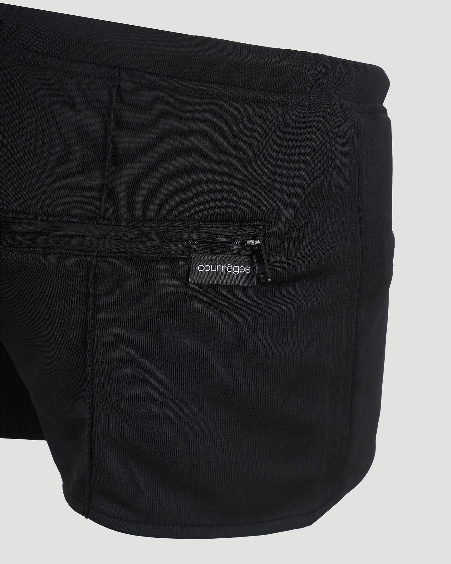 INTERLOCK TRACKSUIT MINI SHORTS