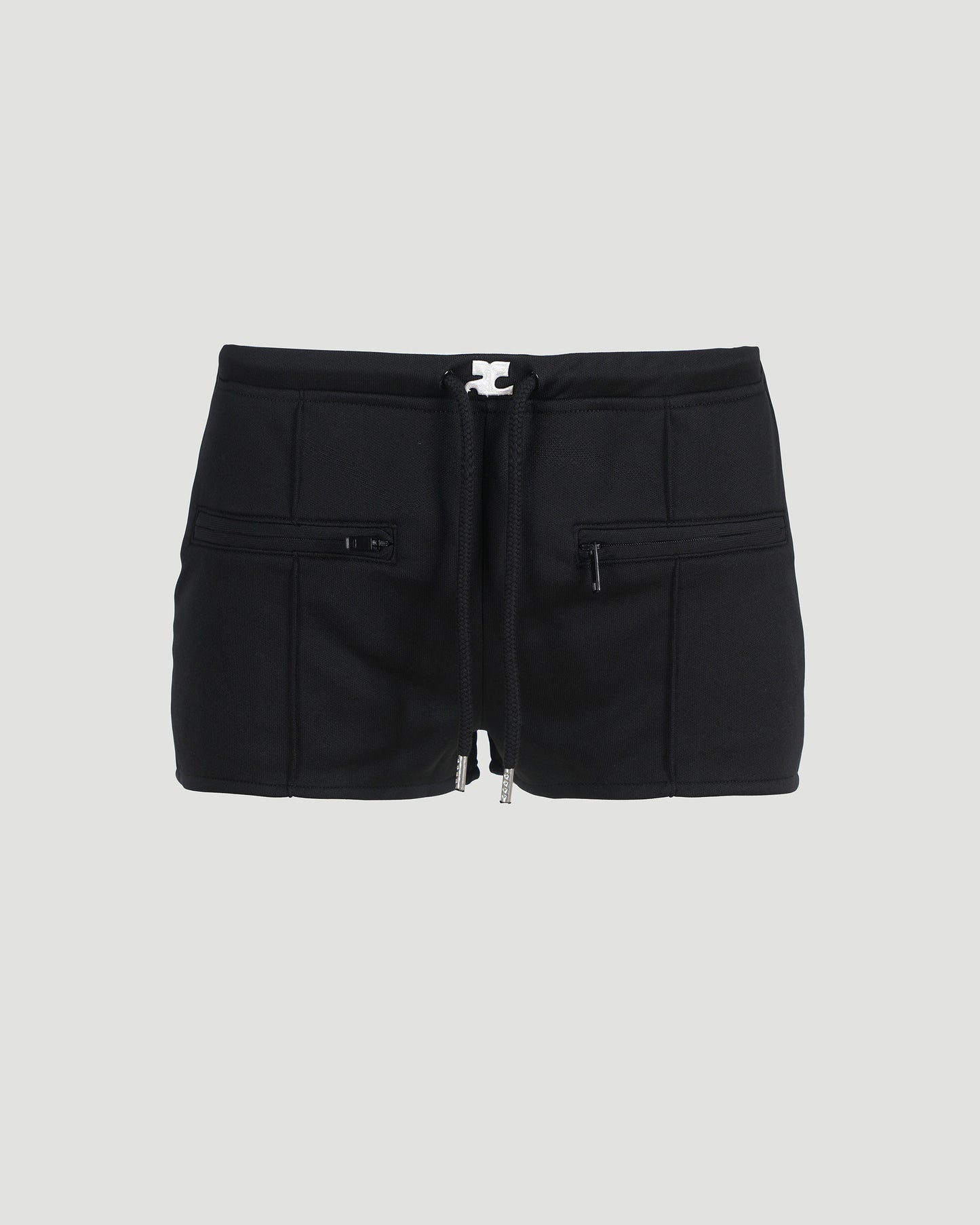 INTERLOCK TRACKSUIT MINI SHORTS