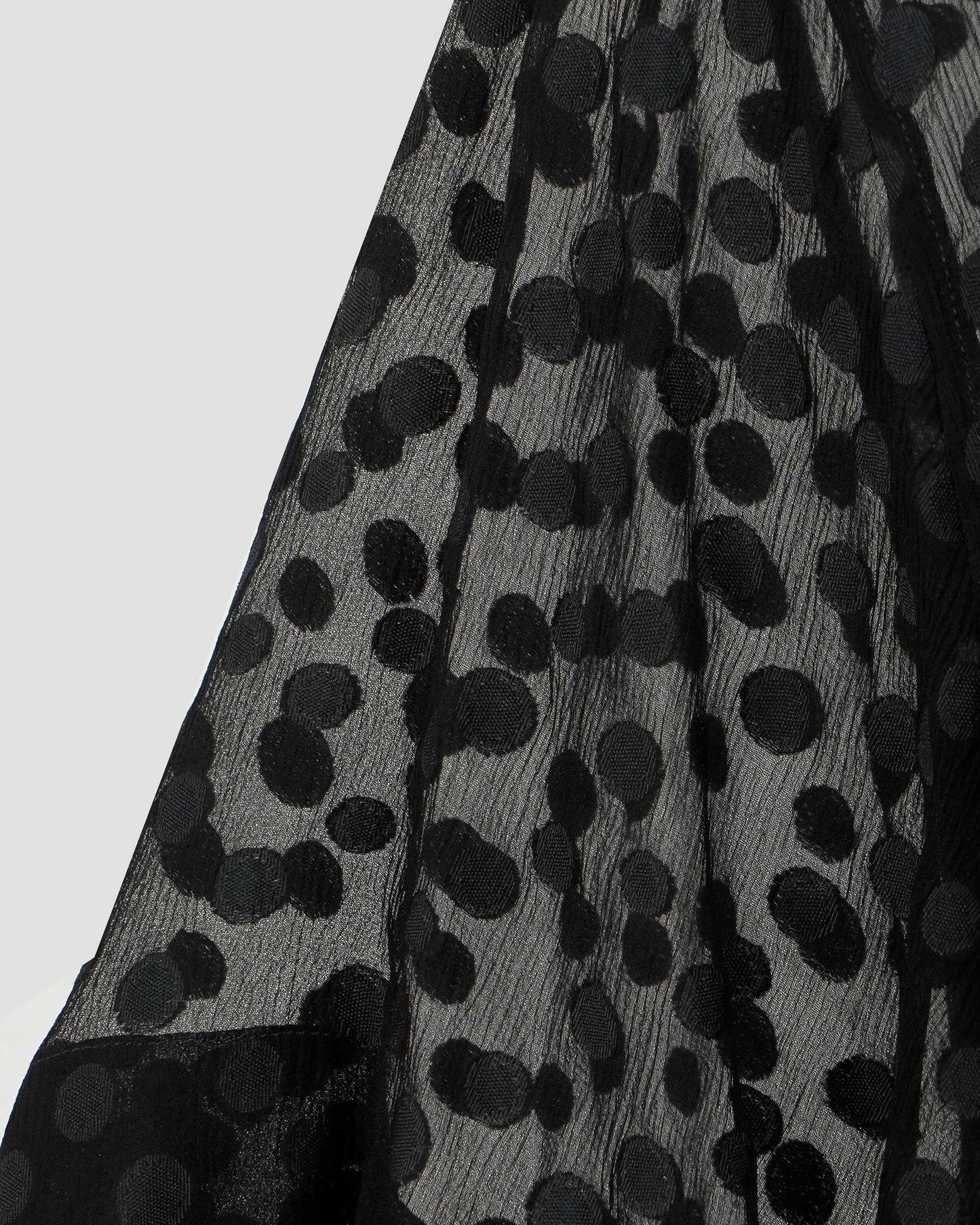 Black Dots Tie Dress