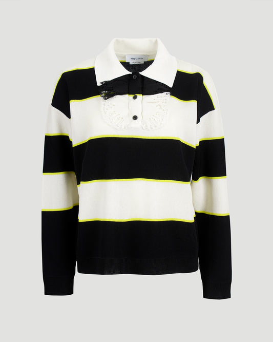 Striped Polo Jumper