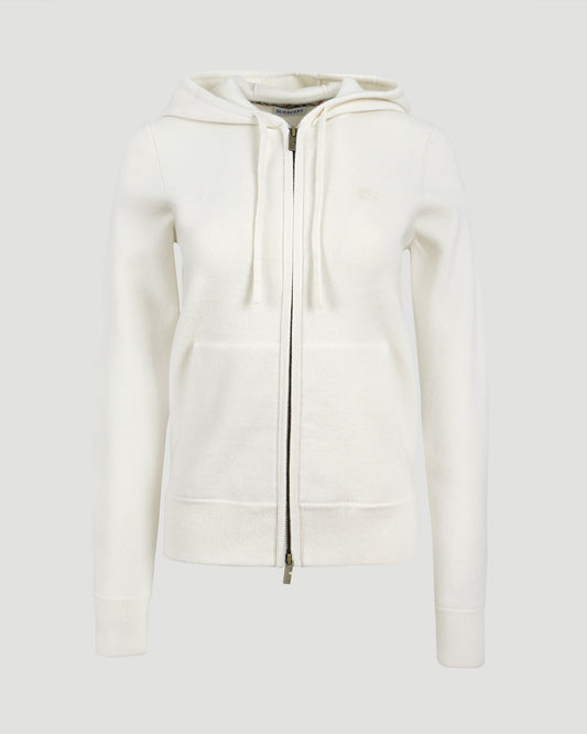 Cashmere Blend Zip Hoodie