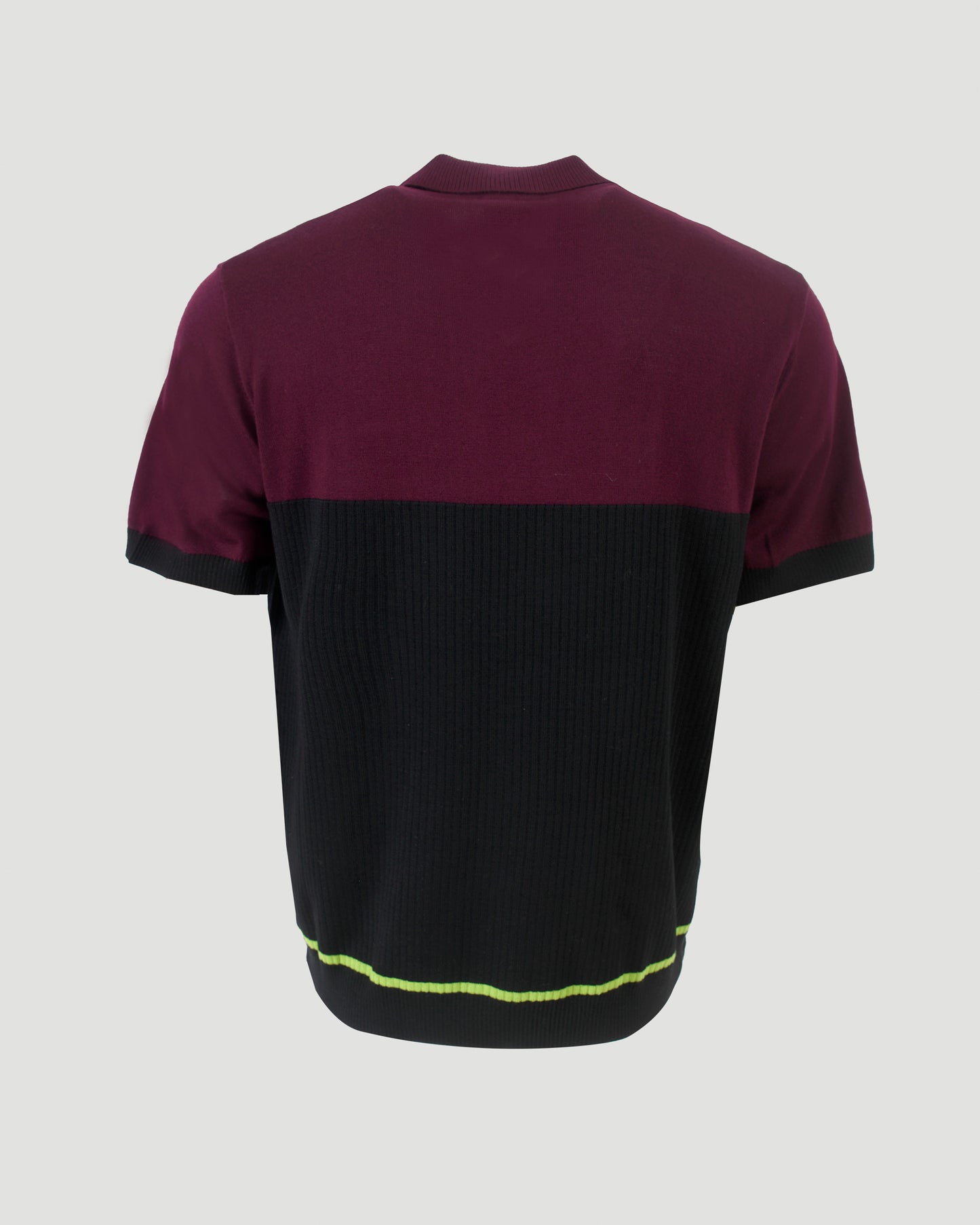 Stripe Merino Knit Polo