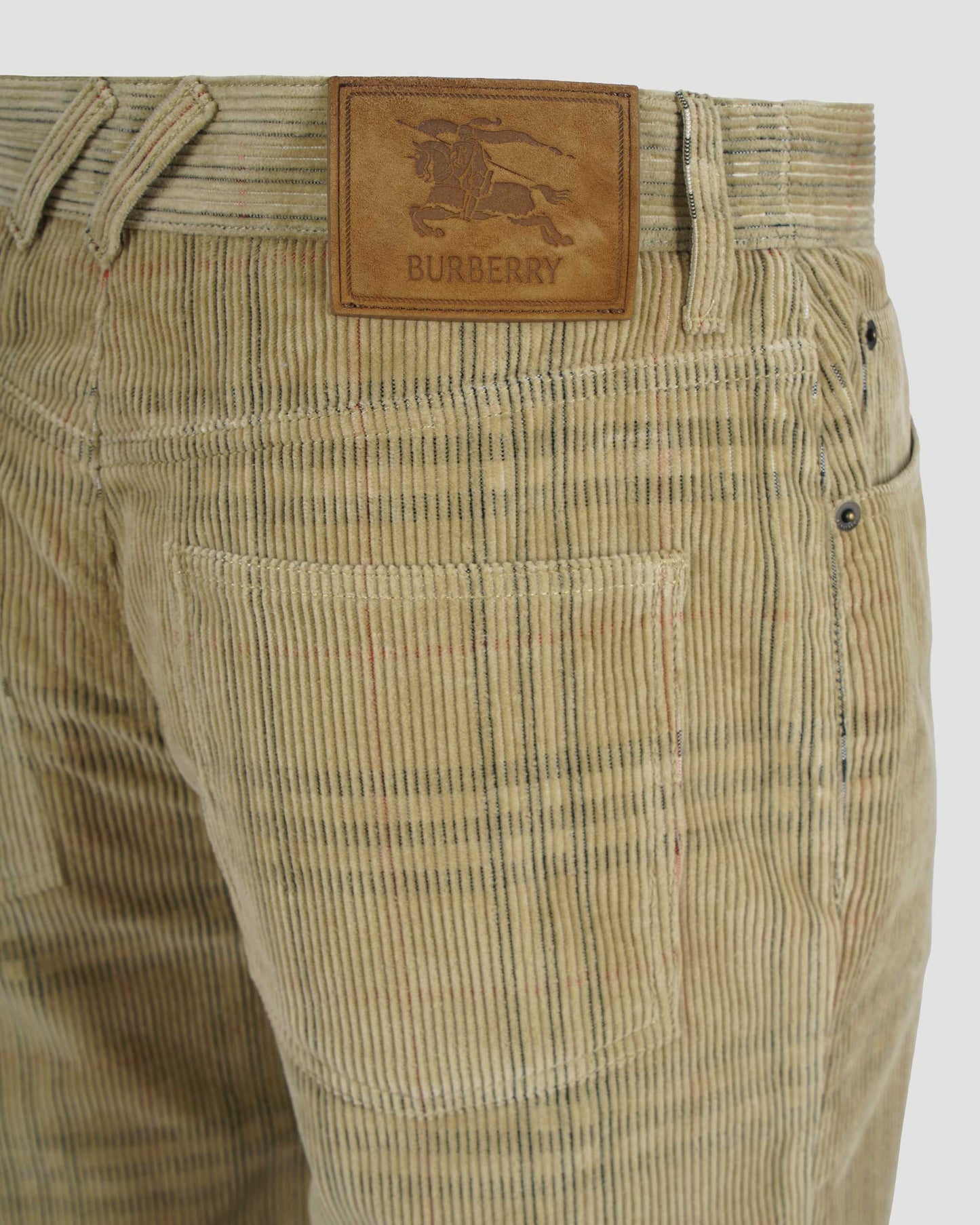 Check Corduroy Trousers